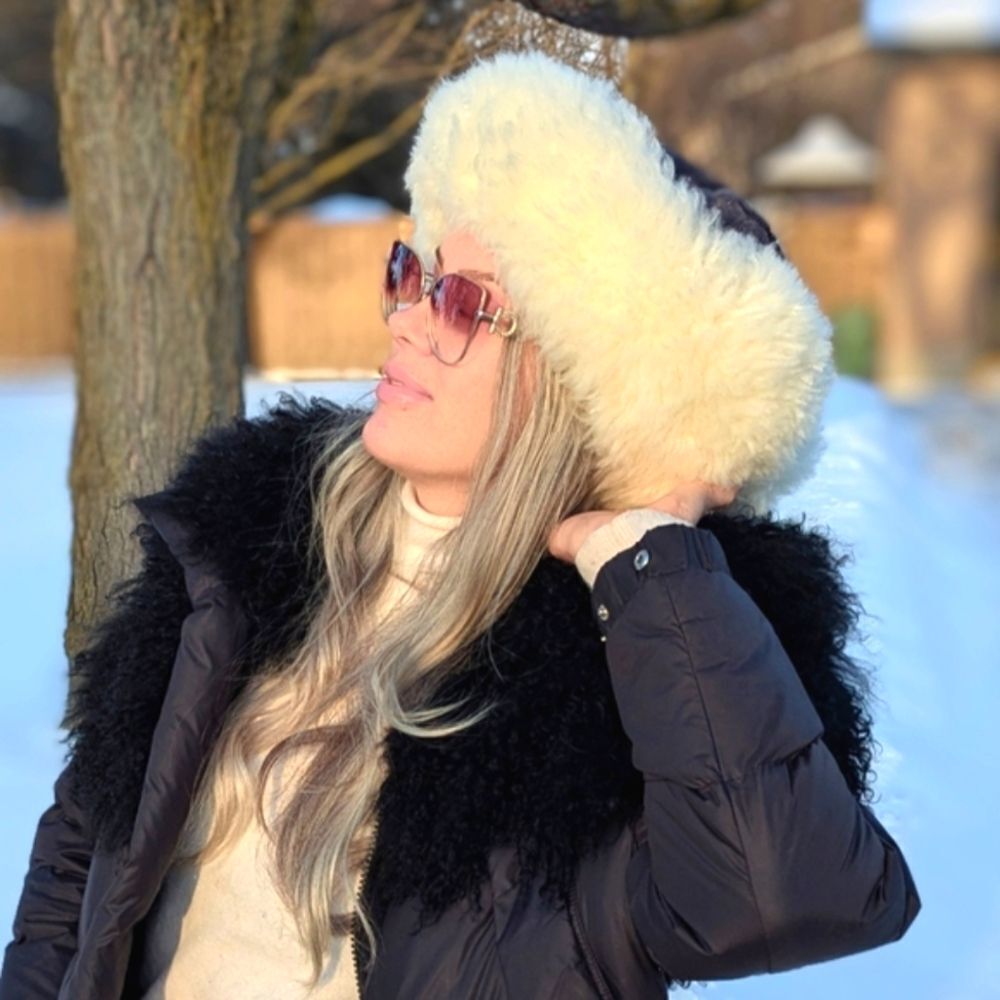 Vintage Shearling Cossack Hat